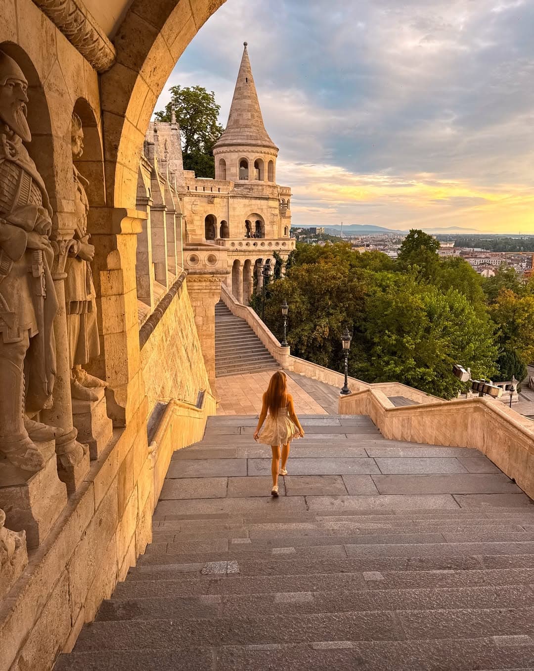 Golden Hour Walk at Fisherman’s Bastion