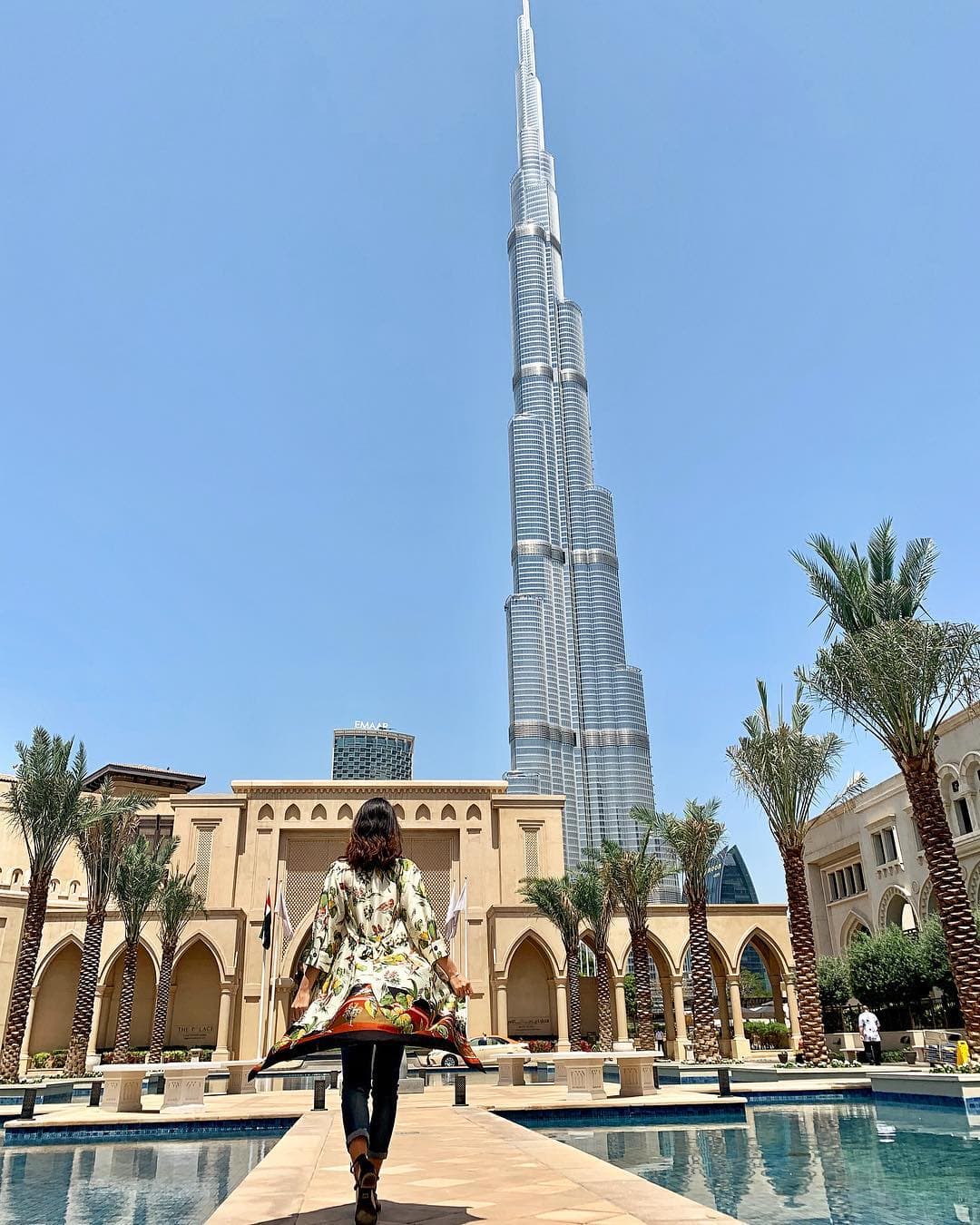 Burj Khalifa View from The Palace Downtown